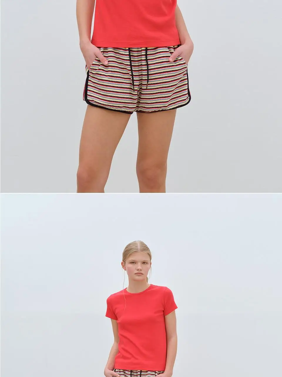 [모음전] BASIC RIBBED T-SHIRTS - 5color 상세페이지 8
